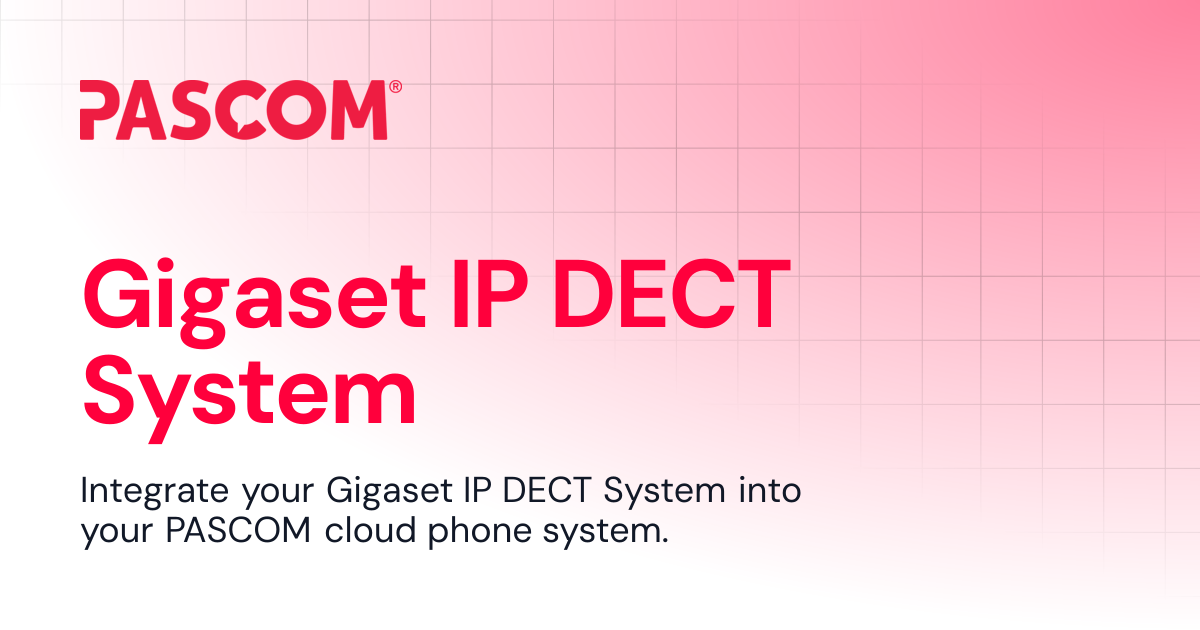 Gigaset IP DECT System | PASCOM